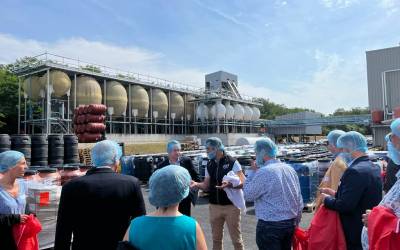 Visite de l'entreprise CROC FRAIS à MIGNIERES