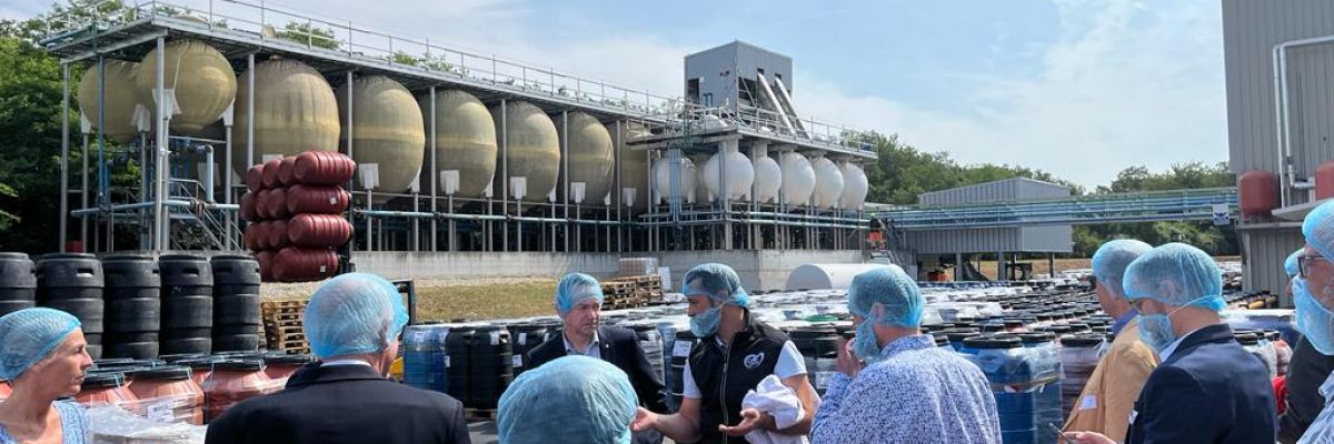 Visite de l'entreprise CROC FRAIS à MIGNIERES