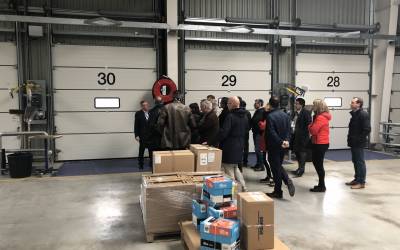 Visite de la société DB Schenker à Chartres