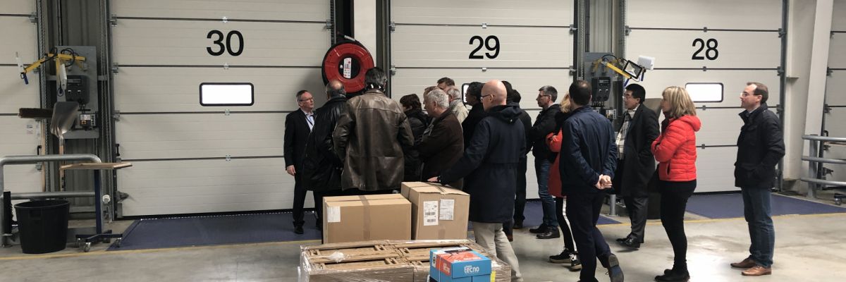 Visite de la société DB Schenker à Chartres